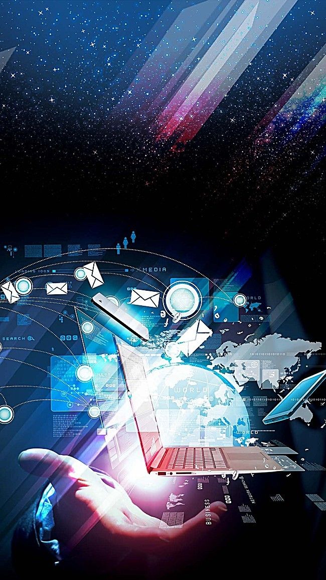 科幻星空網絡科技H5背景_背景圖片免費下載_巧辦網